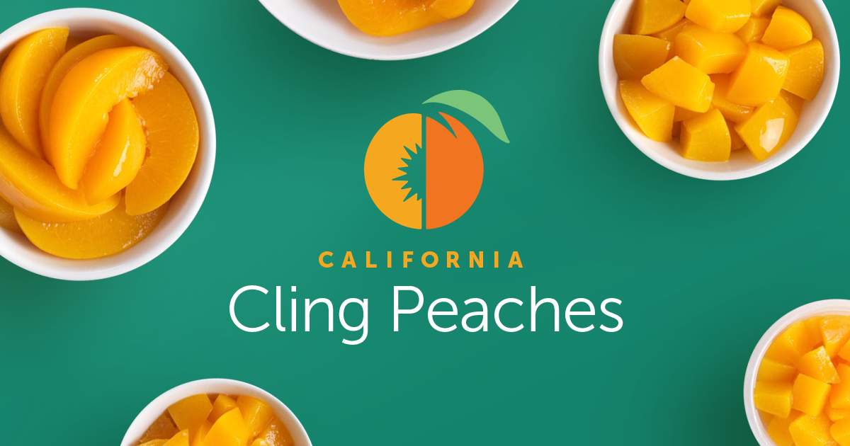 california cling peaches